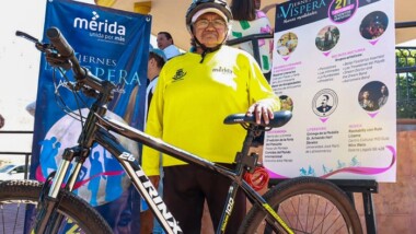 A pie o en bicicleta, invitan a recorrer la oferta cultural de La Víspera de La Noche Blanca en Mérida