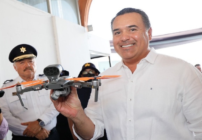 Policía de Mérida estrena drones