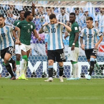Argentina pierde ante Arabia Saudita