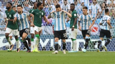Argentina pierde ante Arabia Saudita