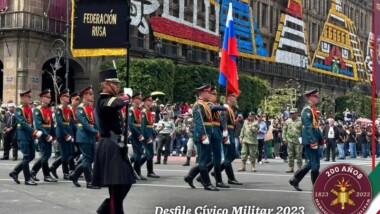 Ucrania condena participación rusa en desfile militar de México