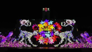 Inauguran videomapping en la expeni