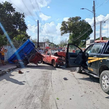 Policías de la SSP detenidos en Campeche