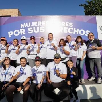 Agustín Puerto y Karla Martín, ganan la  Carrera “Mujeres Libres por Sus Derechos”