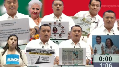 Sacan sus “trapitos sucios” en el debate por la gubernatura de Yucatán