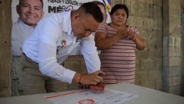 Sergio Vadillo continúa registro de propuestas ciudadanas