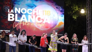 Arte y gente a tope en “La Noche Blanca”