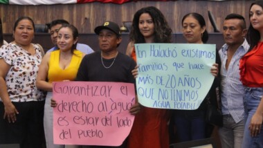 Urge llevar agua potable a comunidades en Umán y Halachó: MC