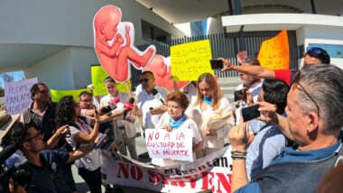 Manifestación Pro Vida en el Congreso de Yucatán