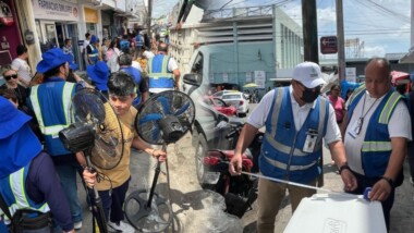 Operativo en el Centro Histórico para liberar banquetas