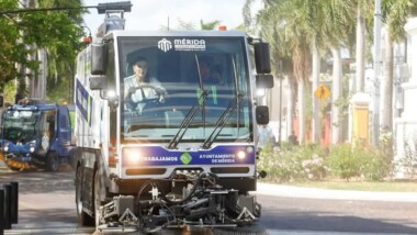 Invierten 35 mdp. para programa de limpieza de calles de Mérida