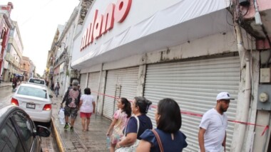 Clausuran tienda Milano en el Centro Histórico de Mérida