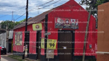 Aseguran pizzería en Maxcanú en operativo antidrogas