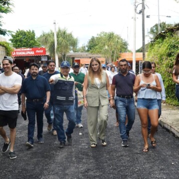 Mejoran calles de Xcanatún