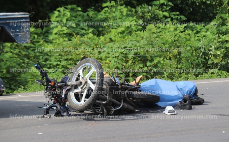 Fallece otro motociclista en Mérida