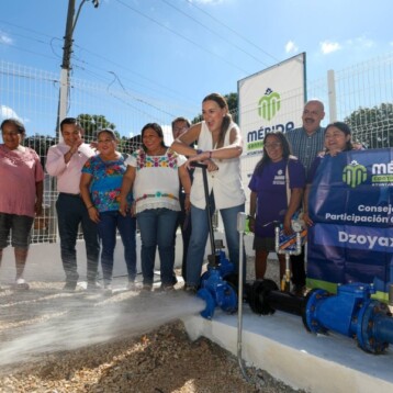 Renovado sistema de agua potable en Dzoyaxché