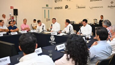 Zapata Bello propone a Coparmex crear un observatorio de seguimiento a leyes fiscales