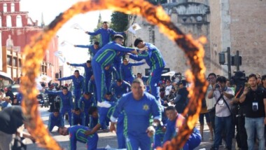Policía Municipal de Mérida destaca en el desfile del 20 de noviembre