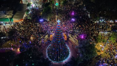 “Mérida Brilla” llega al parque La visita de Juan Pablo II