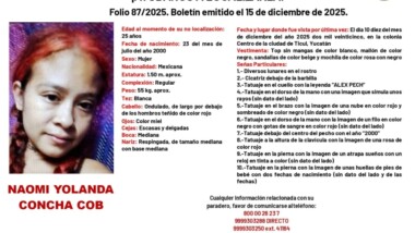 Localizan sin vida a Naomi Yolanda