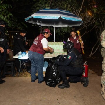 Aseguran 102 kilos de pirotecnia en Mérida