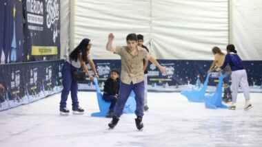Mérida inaugura pista de patinaje en Paseo de Montejo