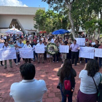 Desde Chichén Itzá, comunidades mayas protestan contra el INAH