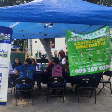 Más oportunidades laborales para familias de Mérida