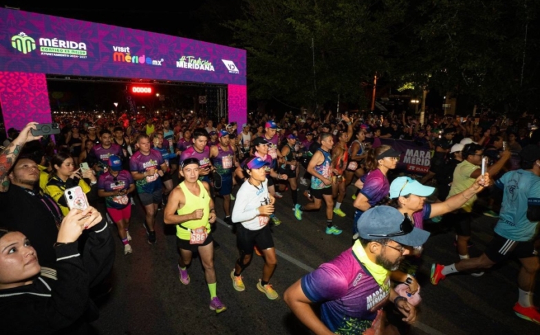 Oaxaqueño rompe racha de los kenianos en el  Marat´hon de Mérida