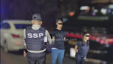 Persecución de película por robo en Mérida