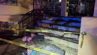 Incendio en tienda de artesanías