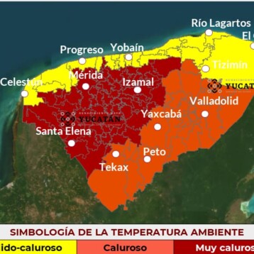 Alertan por aumento gradual de temperaturas en Yucatán