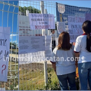 Denuncian acoso en el Plantel Azteca