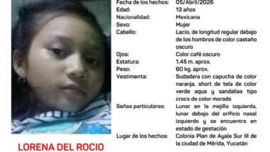Reportan desaparición de adolescente en Mérida