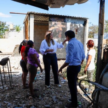 Apoyarán con acciones de viviendas a familias afectadas por incendio