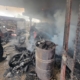 Arde taller de motos en Umán