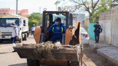Mega operativo deja limpia Manzana 115
