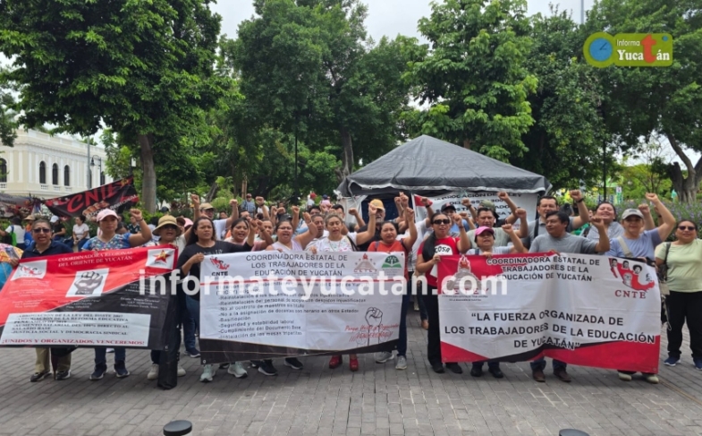 Baja participación de maestros en protesta de la CNTE