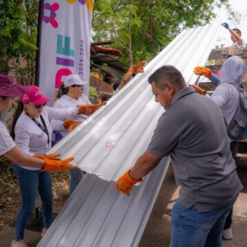 Continúan los apoyos a familias afectadas por lluvias