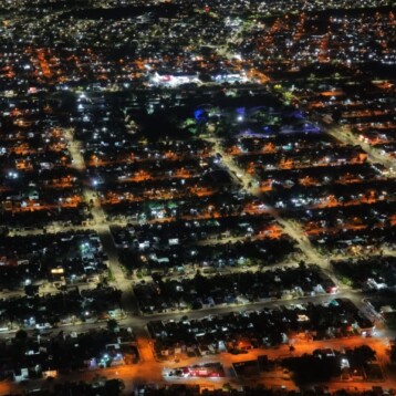Ciudad Caucel ya tiene luminarias led