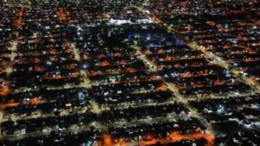 Ciudad Caucel ya tiene luminarias led