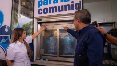 Agua potable gratuita para Kunché