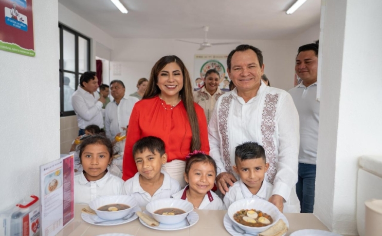 Inauguran “Comedor Renacer” en primaria de Holcá