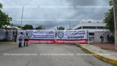 Trabajadores de Conagua paran labores en Yucatán