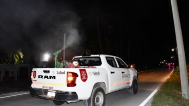 Fumigan la costa yucateca