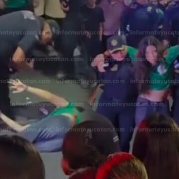 Lesionada durante festejos de apoyo a México