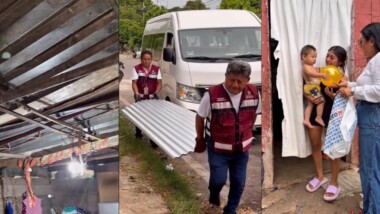 Ayudan a familia de San Antonio Xluch