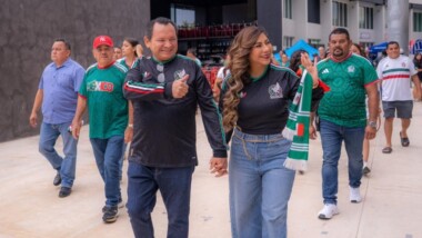 Más de 64 mil aficionados vibraron con México en las Zonas Fan de Yucatán
