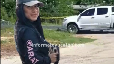 Tragedia en Maxcanú, motociclista choca contra un volquete